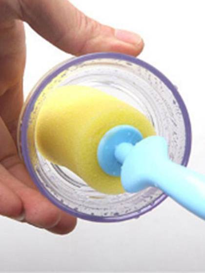 Kitchen Cleaning Tool Sponge Brush For Wineglass Bottle Coffe Tea Glass Cup Mug Drop