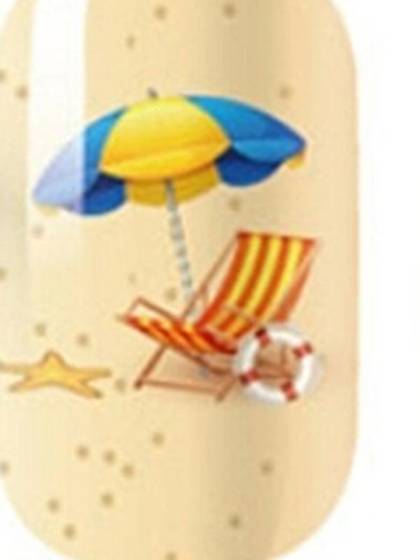 Women's  Beach Vacation DIY  Sticker Nail Art Decals Nails Wraps  Nail Tools Manicure