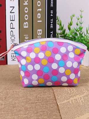 Polka Dot Cosmetic  Makeup Bag Storage Bag Clutch Bag