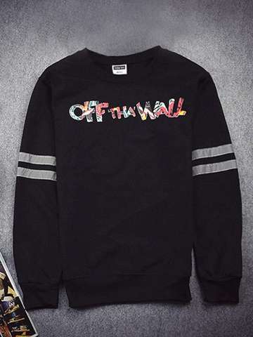 Fall Fashion Harajuku Luminous Numbers Crewneck Sweatshirts Hippie Velvet Pullovers for Couples