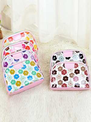 Cute Floral Convenient Multifunction Cosmetic  Makeup Bag Storage Bag Clutch Bag