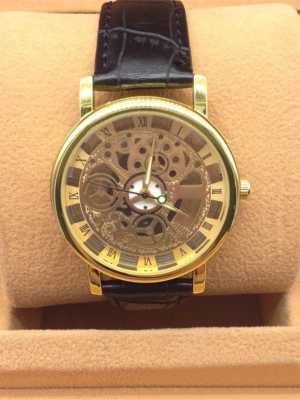 Classic Ultra Thin Design Hollow Carve Dial Waterproof Casual Watches Non-Mechanical Wristwatch