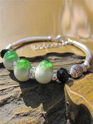 New Upscale Creative Handmade Crystal Ceramics Ethnic Bracelet Jewelry Accessories For Lovers