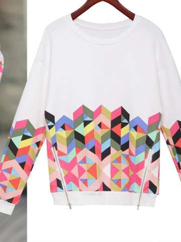 Women Plus Size Long Sleeve Shirt Pullover Korean Fashion Tops Blouse Sweatshirt