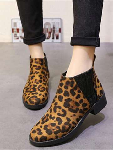 Fashion Women's Suede Ankle Boots Martin Boots Low Heel Booties Retro Motorcycle Boots