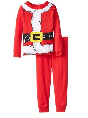 New Children Clothing Boys Suits Girls Cotton Tops + Pants Pajamas Kids Sleepwear Sets Santa Suit