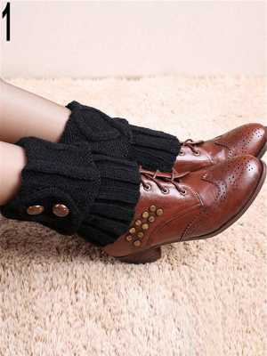 Girl's Japanese Short Style Socks Button Vintage Style Leg Warmers Winter Fall Fashion