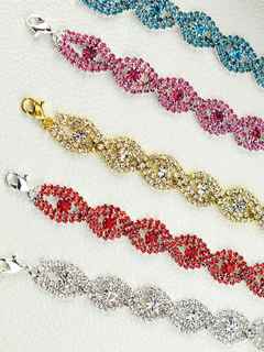 New Fashion Square Rhinestone Bracelet Bangle Bracelet Hand Jewelry