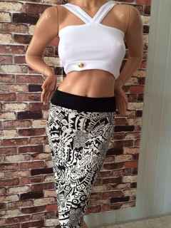 Women's Sexy High Quality Sleeveless Bandage Dress 2pcs Hip Package Retro Print Bodycon Dress