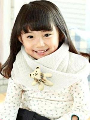 Lovely Kids Knit Scarf Wrap Neckerchief Knitting Wool Christmas Gift Toddler