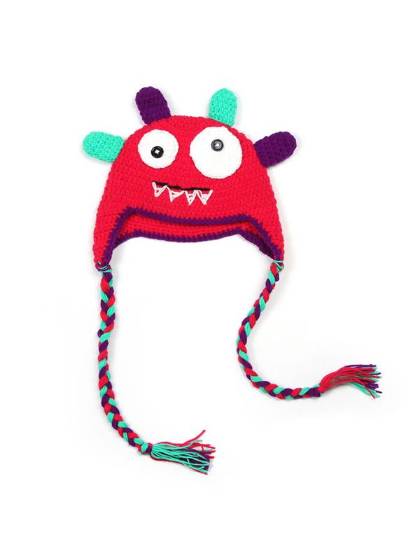 100% Cotton Handmade Children Crochet Hats Various Animal Styles Baby Owl Beanie Hat Kids Flower Cap