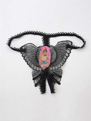 Women's sexy lingerie lovely lace thong underwear thong butterfly panties