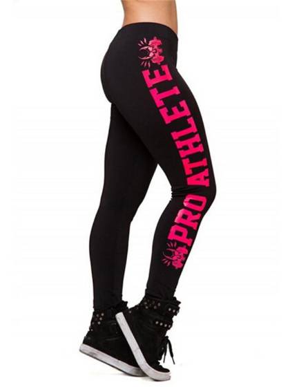 2015 Sports Women GYM Sports Pro Athlet Print Work Out Leggings Fitness Harajuku Yoga Pants