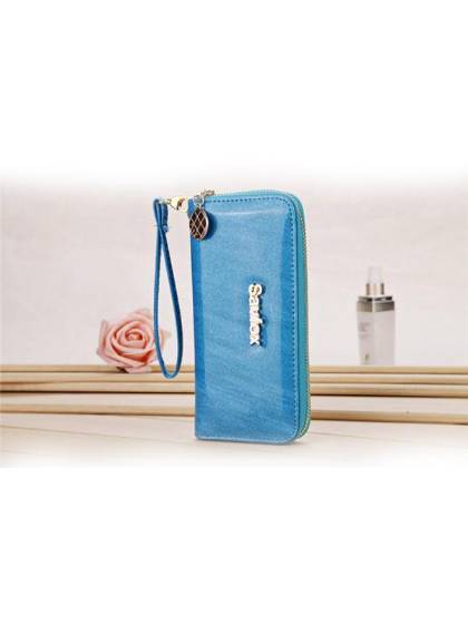 Women Fashion Sweet Candy Color Patent Flap Wallet Purse Clutch in 5 Color