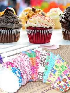 Grease-proof  Paper Cake Cup Liners Baking Cup Muffin Kitchen Cupcake Cases