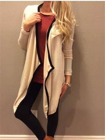 Women's Autumn Fashion Warm Long Sleeve Cardigan Outwear