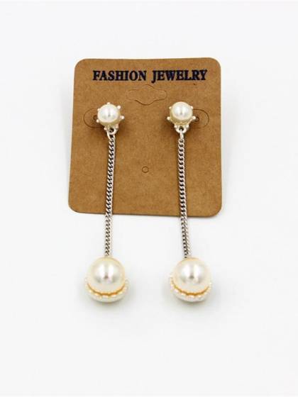 Stylish And Elegant Rhinestone Earrings Pearl Earrings Ear wire Wholesale