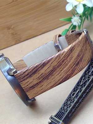 Intage Wood Grain Watches Fashion Women/men Leather Quartz Watch Wristwatch Gift