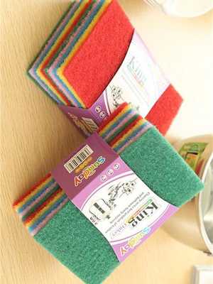 Home Essential Color Scouring Wash Cloth Dish Towel Supplies