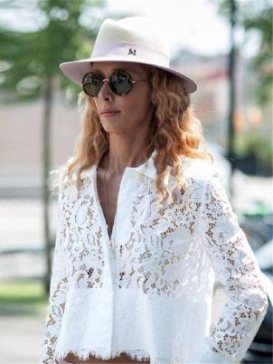 Women's Plus Size White Lace T-shirt Short Blouse Long Sleeve Casual Tops Loose Tops