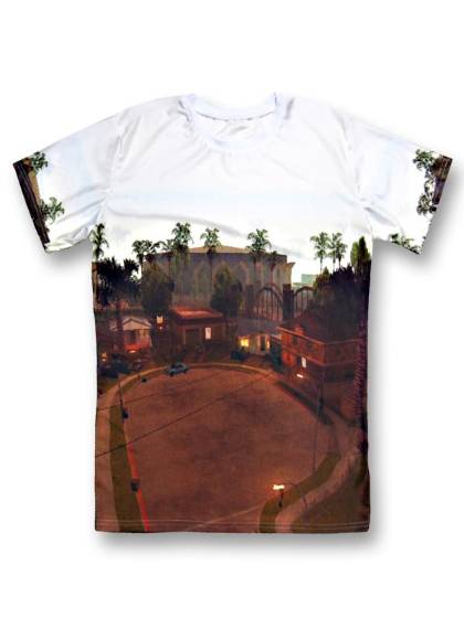 Fashion Hot 3D Print Grand Theft Auto Grove Street Casual Cotton Short Sleeves T-shirt Tops Tees
