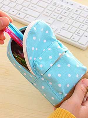 Mini School Bag Students Pen Case Canvas Pencil Case Children Pen Bag