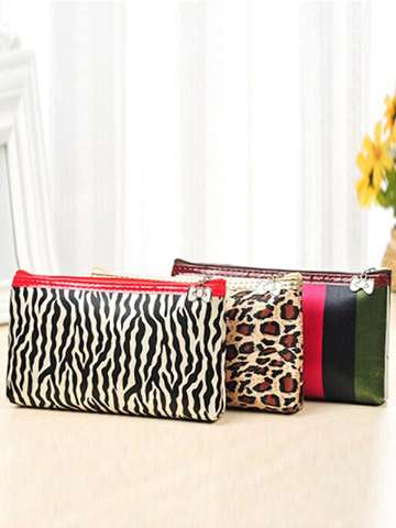 New Fashion Floral Classic Rectangular Housed Cosmetic Bag