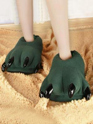 Men's/Women's Kigurumi Winter Lovely Cute Warm Indoor Animal Tiger Bear Claw Paw Plush Couples Lovers Slippers Shoes