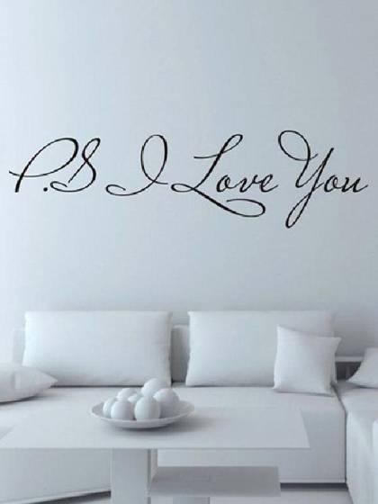 2015 New Arrival I Love You Removable Art Vinyl Mural Home Room Decor Wall Stickers Home Decoration
