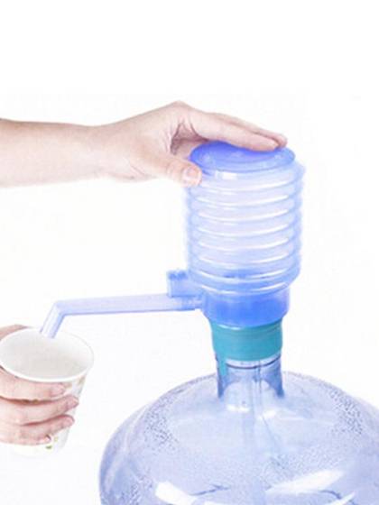 Bottled Drinking Water Hand Press Pump Dispenser Easy Clear Home Indoor Outdoor