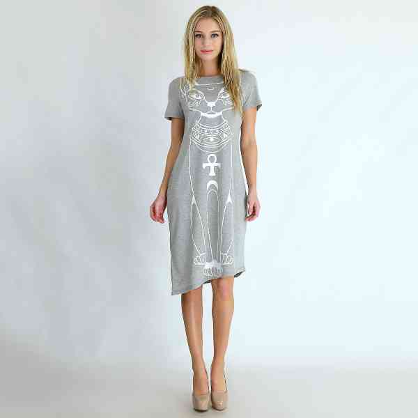 Sleeveless High and Low Chiffon Dress