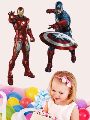 The Avengers 3D Wall Sticker Creative Kids Room Decorations Nursery Wall Decals Gift for kids