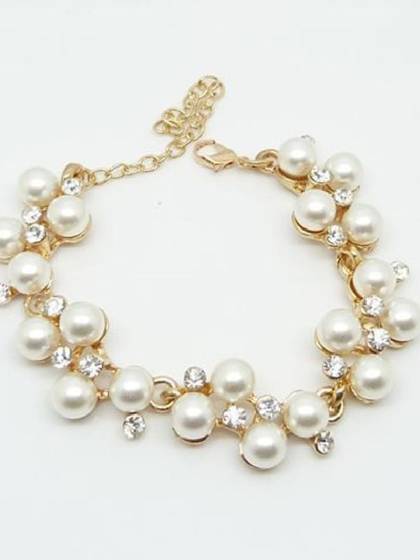 Women's Fashion New Natural Pearls Chain Bracelet