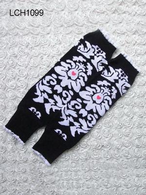 New Children's Printing Cotton  Breathable Halloween Christmas Black Stocking Leg Warmers