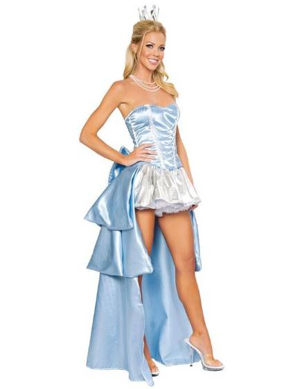 Deluxe Sexy Mid-night Princess Fairytale Costume Long Dress Crown Fancy Party Halloween Cosplay Dresses