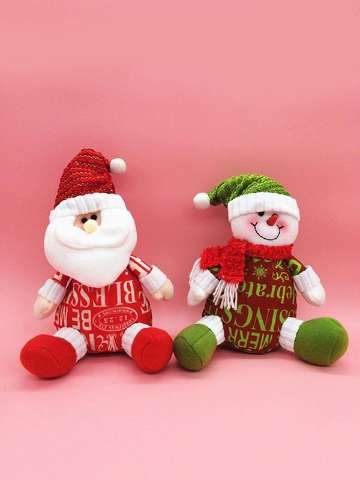Fashion Xmas Santa Claus Snowman Deer Christmas Doll Christmas Decoration
