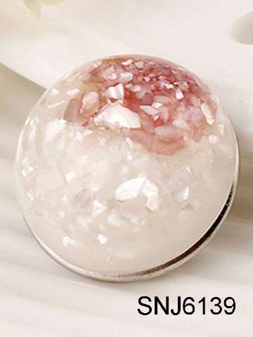 New Casual Colored Stone Gravel Wristband Bracelet Necessary Button Buckle