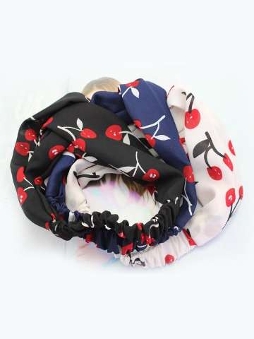 Korean Women Chiffon Streamer Turban Headband Twisted Knotted Hair Band Fashion Accessories