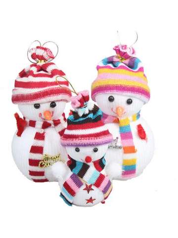 Christmas  Gift Cute Snowman Dolls Best Gift To Your Friend