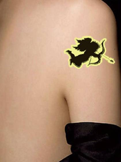 Unisex Fashion Angel Peace Pigeon Noctilucous Waterproof Tattoo Stickers  Decals Temporary Tattoo