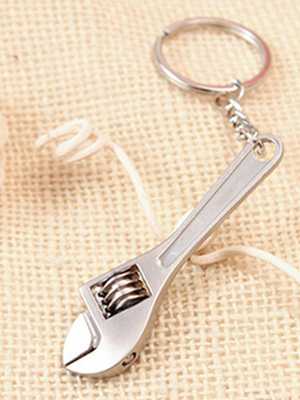 Creative Tool Wrench Spanner Key Chain Ring Keyring Metal Keychain Adjustable