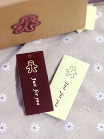 Fashion Cute Christmas Tags Label Seal label Cute Hang Tag Business Cards Gift Decoration Tag