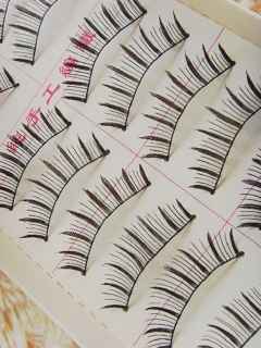 Women's Fashion Beauty Handmade Makeup Cosmetic DIY Fake Eyelash For Daily Party
