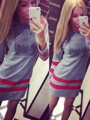 Fall New Fashion Striped Retro Long Sleeve Cotton Dress Casual Autumn Fashion Clothings