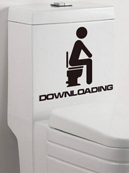 15*13cm Downloading Quote Monster High Wall Decals Removable Pegatinas Wall Sticker Home decoration