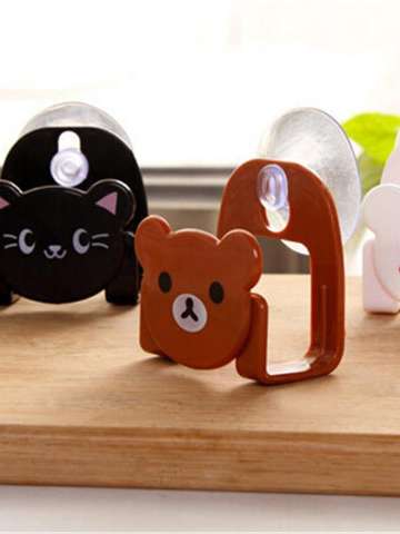 New 2015 Convenient Sponge Holder Suction Cup Sink Holder Kitchen Gadget Decor