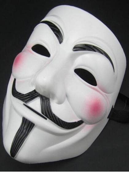Halloween Cosplay MASK V for VENDETTA Costume Fawkes Anonymous mask