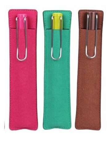 Creative Fashion Candy Color Leather Pencil Case Pencil Bag