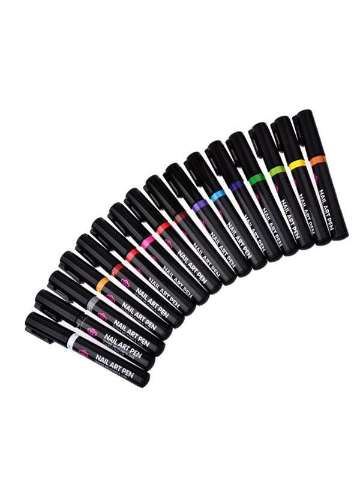 Women Fashion Beauty 10 Color Pro Nail Polish Nail Art Painting Pen DIY Design