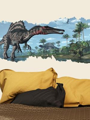 Dinasour World 3D Wall Stickers Room Decoration Boys Living Room Nursery Wall Decals